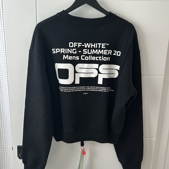Off White Crew Sweater - Picture 6 of 14